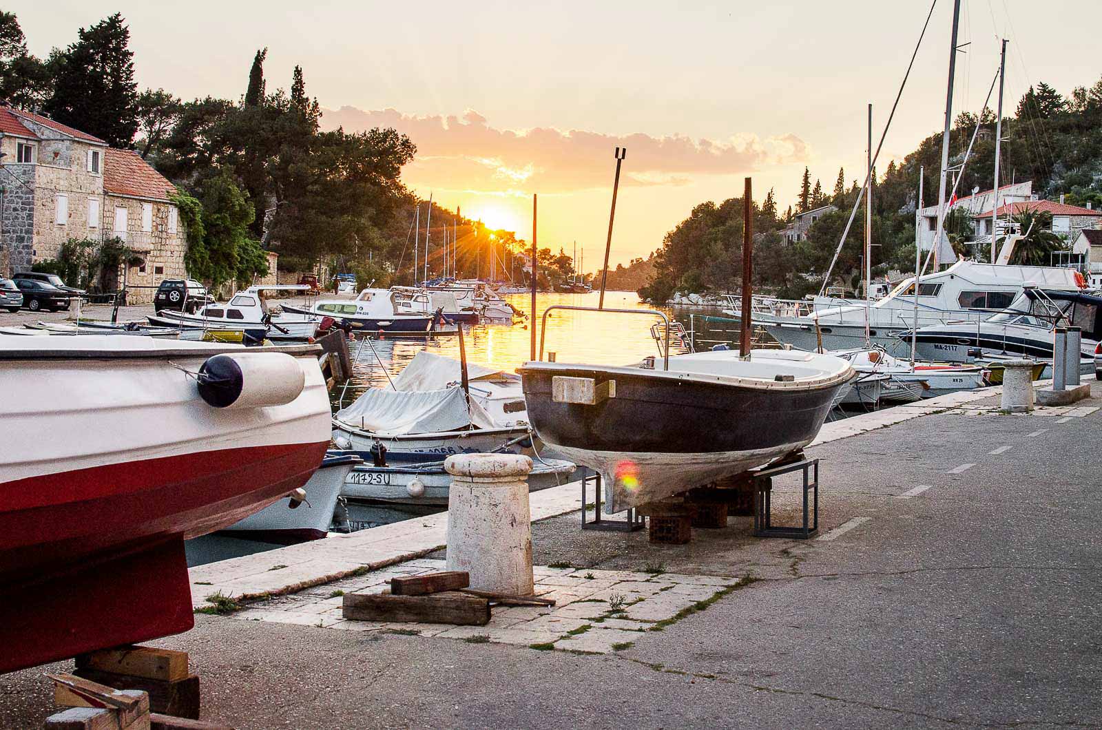 Haven tijdens een Flottielje vanuit Split Kroatië
